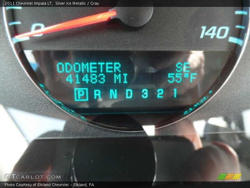 Silver Ice Metallic / Gray 2011 Chevrolet Impala LT