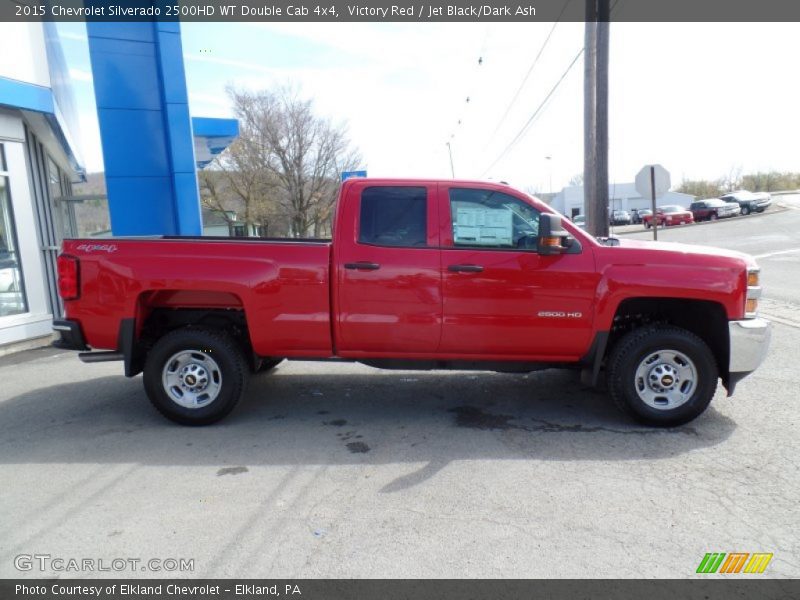 Victory Red / Jet Black/Dark Ash 2015 Chevrolet Silverado 2500HD WT Double Cab 4x4