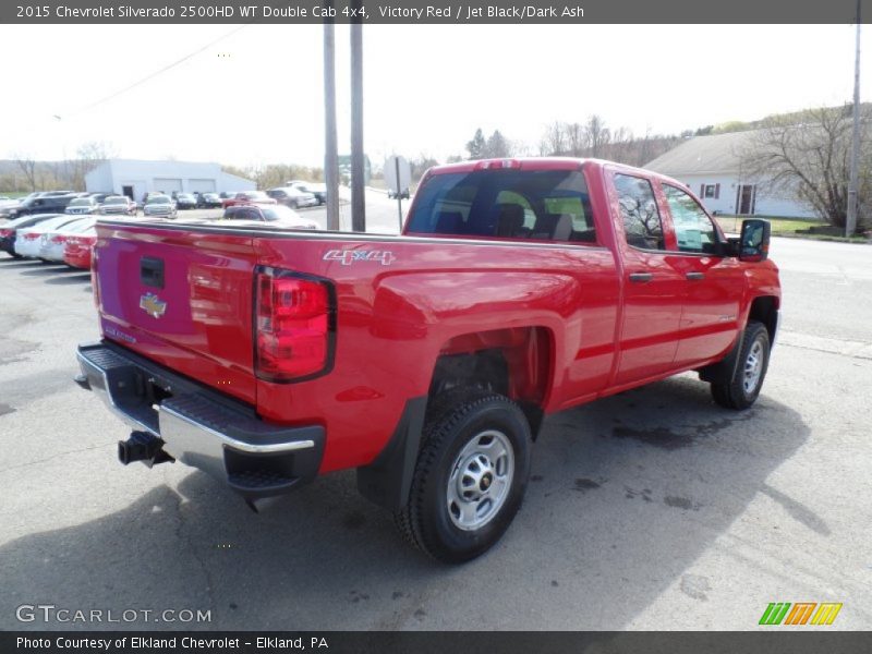 Victory Red / Jet Black/Dark Ash 2015 Chevrolet Silverado 2500HD WT Double Cab 4x4