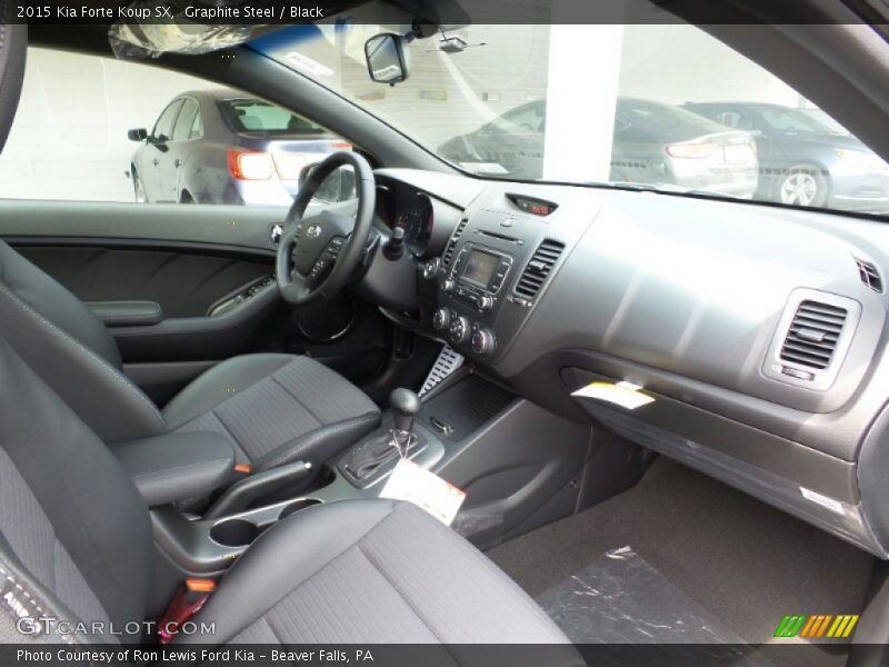 Graphite Steel / Black 2015 Kia Forte Koup SX