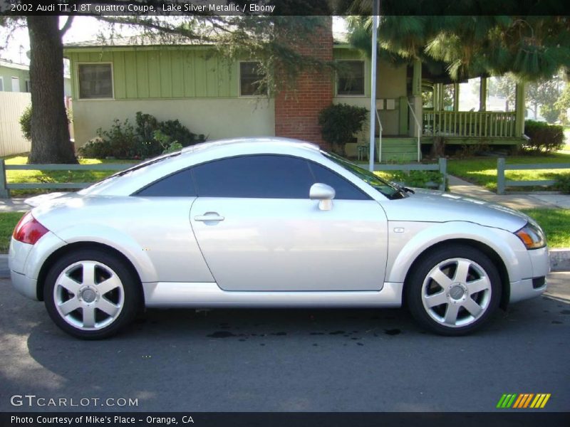 Lake Silver Metallic / Ebony 2002 Audi TT 1.8T quattro Coupe