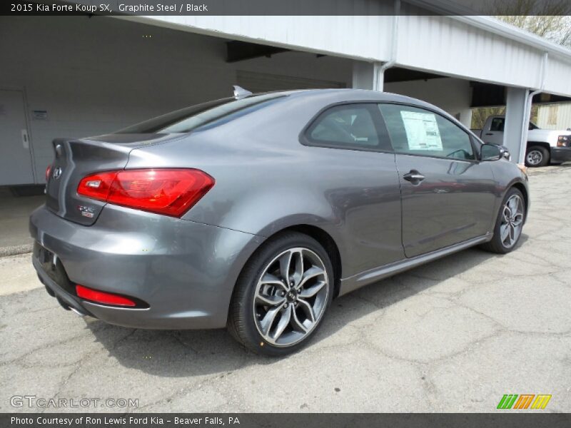 Graphite Steel / Black 2015 Kia Forte Koup SX