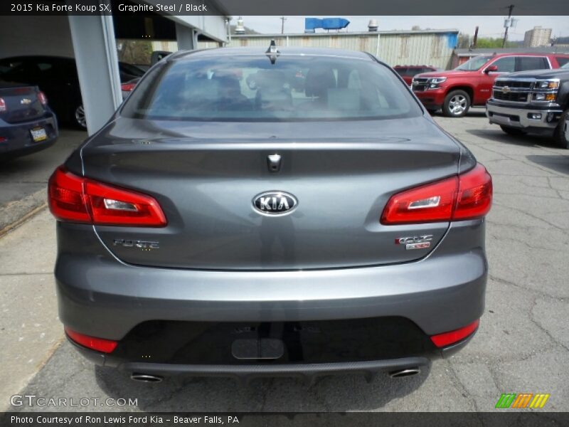 Graphite Steel / Black 2015 Kia Forte Koup SX