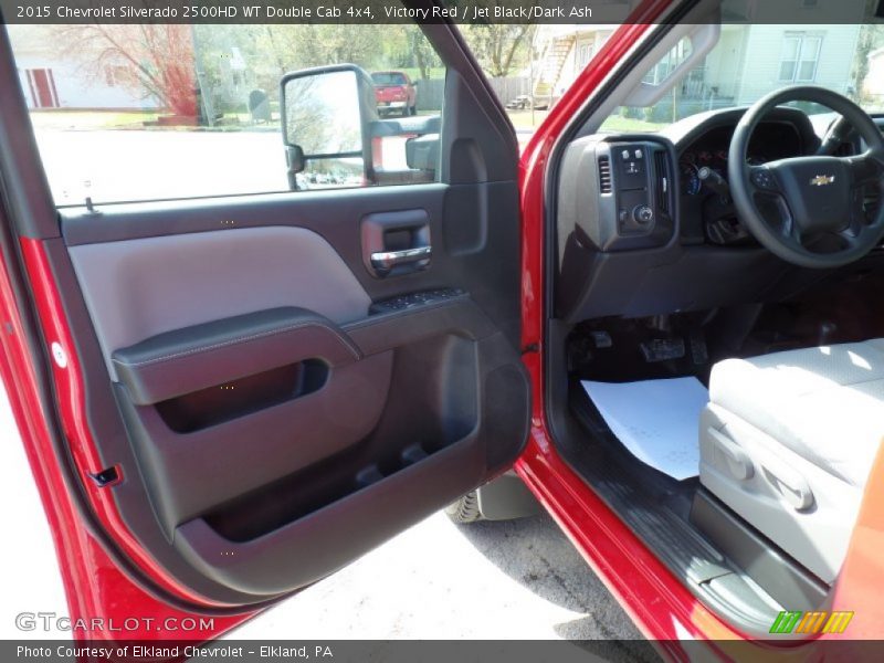 Victory Red / Jet Black/Dark Ash 2015 Chevrolet Silverado 2500HD WT Double Cab 4x4