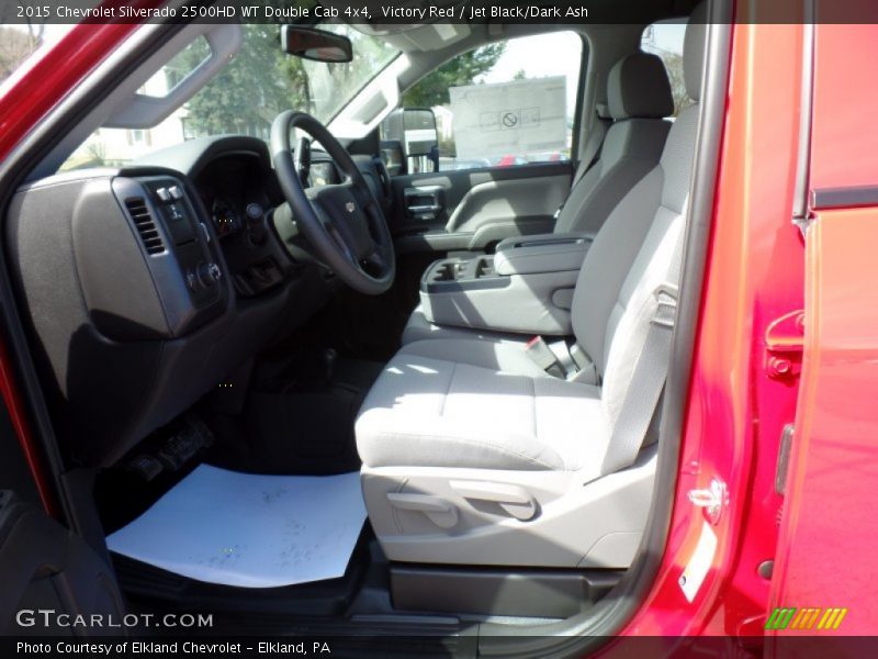 Victory Red / Jet Black/Dark Ash 2015 Chevrolet Silverado 2500HD WT Double Cab 4x4