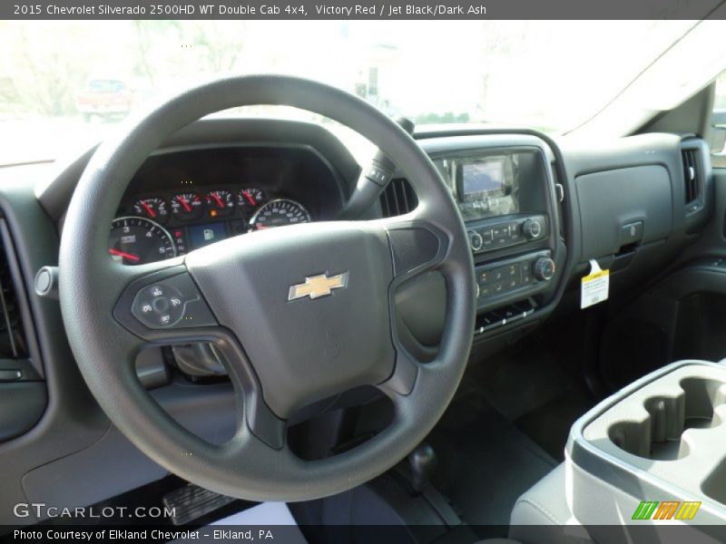 Victory Red / Jet Black/Dark Ash 2015 Chevrolet Silverado 2500HD WT Double Cab 4x4