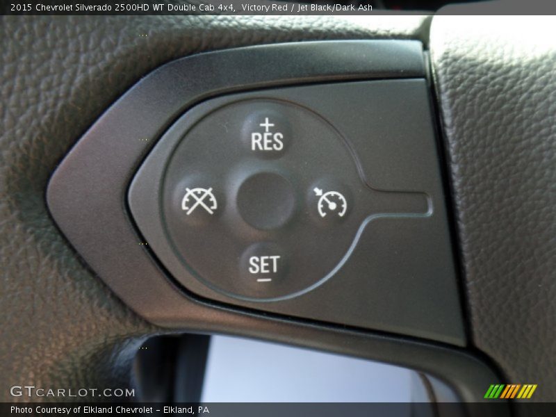 Victory Red / Jet Black/Dark Ash 2015 Chevrolet Silverado 2500HD WT Double Cab 4x4