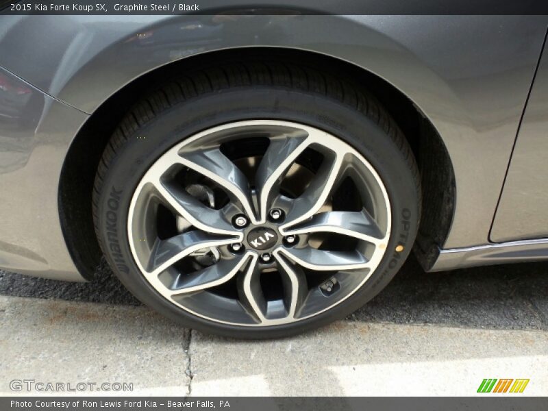 Graphite Steel / Black 2015 Kia Forte Koup SX