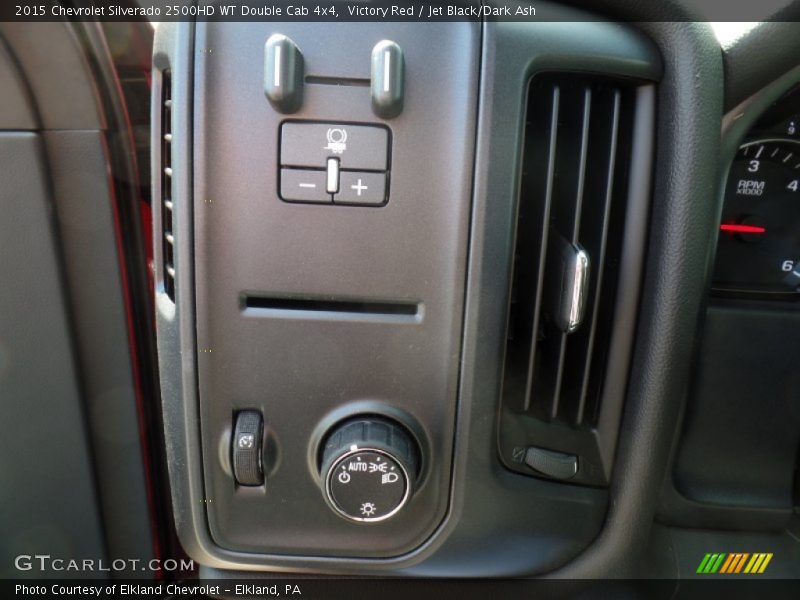 Victory Red / Jet Black/Dark Ash 2015 Chevrolet Silverado 2500HD WT Double Cab 4x4