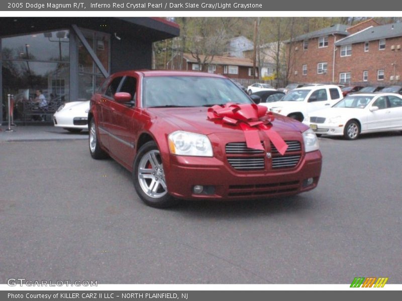 Inferno Red Crystal Pearl / Dark Slate Gray/Light Graystone 2005 Dodge Magnum R/T