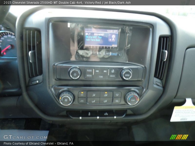 Victory Red / Jet Black/Dark Ash 2015 Chevrolet Silverado 2500HD WT Double Cab 4x4