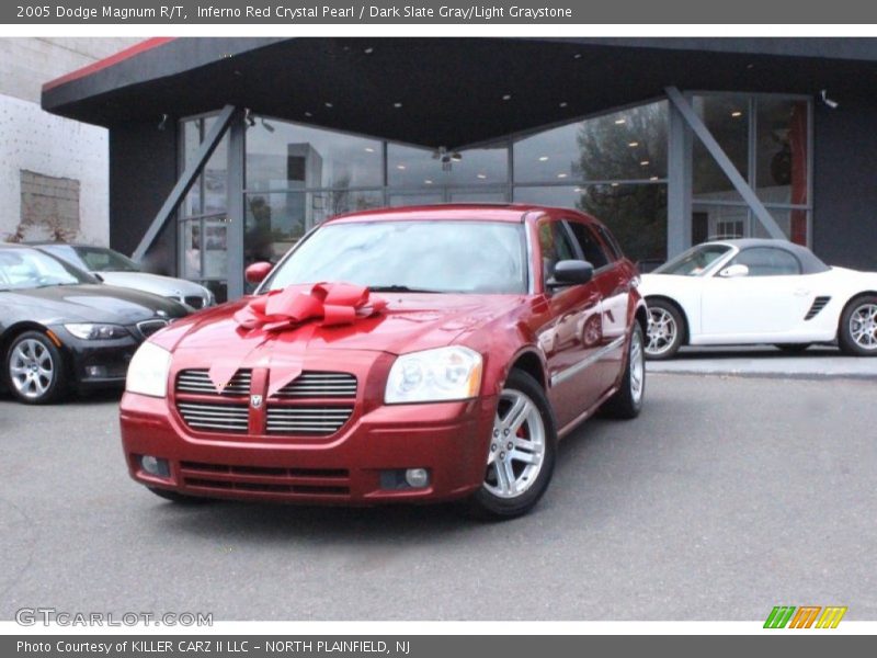 Inferno Red Crystal Pearl / Dark Slate Gray/Light Graystone 2005 Dodge Magnum R/T