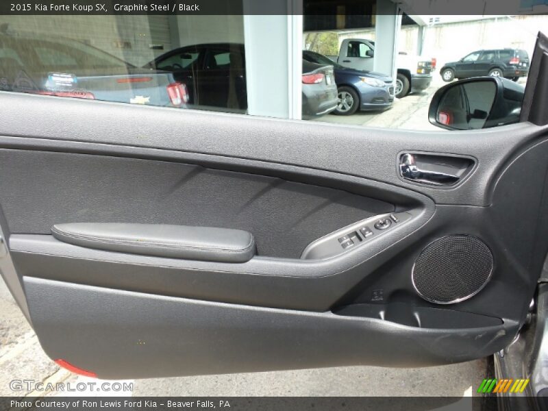 Graphite Steel / Black 2015 Kia Forte Koup SX