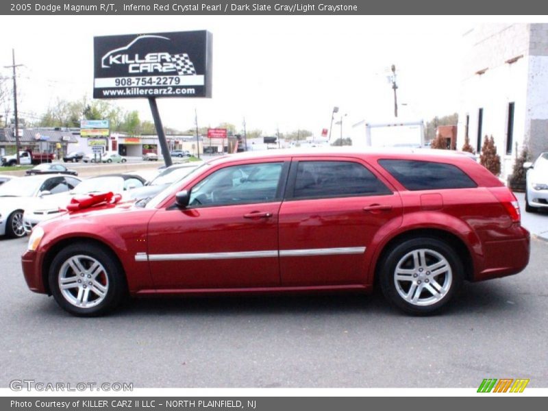 Inferno Red Crystal Pearl / Dark Slate Gray/Light Graystone 2005 Dodge Magnum R/T