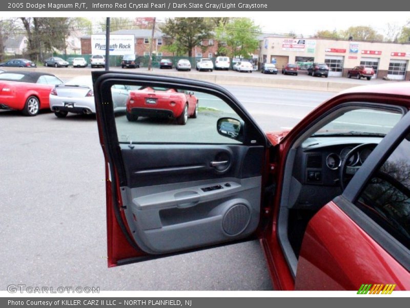 Inferno Red Crystal Pearl / Dark Slate Gray/Light Graystone 2005 Dodge Magnum R/T