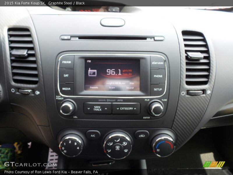 Graphite Steel / Black 2015 Kia Forte Koup SX