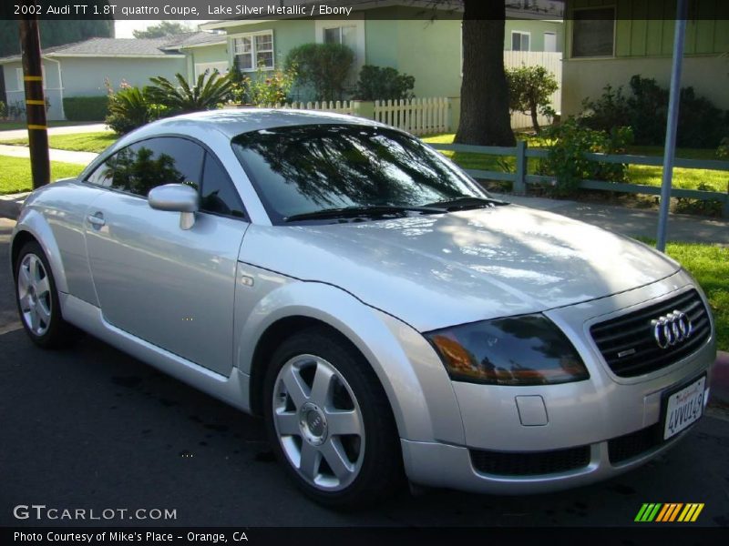 Lake Silver Metallic / Ebony 2002 Audi TT 1.8T quattro Coupe