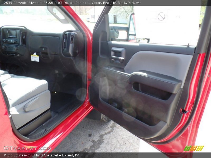 Victory Red / Jet Black/Dark Ash 2015 Chevrolet Silverado 2500HD WT Double Cab 4x4