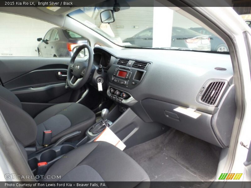 Bright Silver / Black 2015 Kia Rio LX