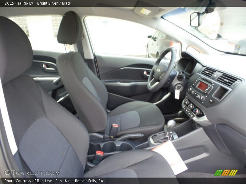 Bright Silver / Black 2015 Kia Rio LX