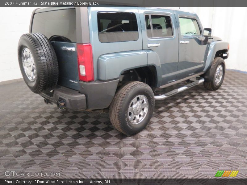 Slate Blue Metallic / Ebony Black 2007 Hummer H3