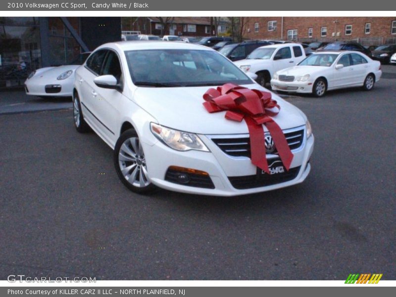 Candy White / Black 2010 Volkswagen CC Sport