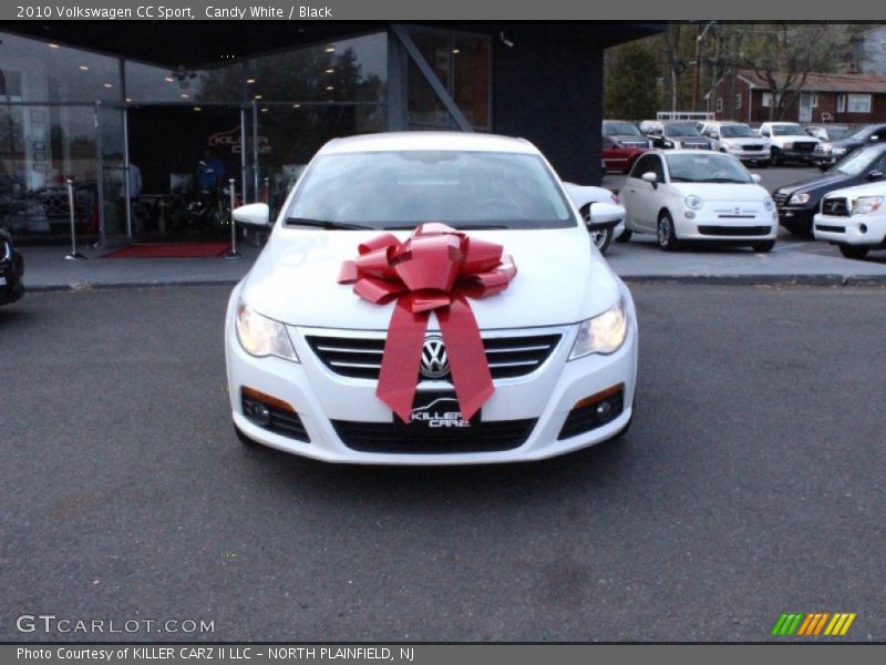 Candy White / Black 2010 Volkswagen CC Sport