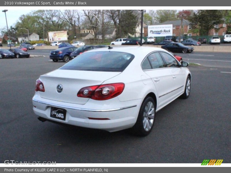 Candy White / Black 2010 Volkswagen CC Sport