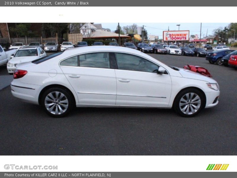 Candy White / Black 2010 Volkswagen CC Sport