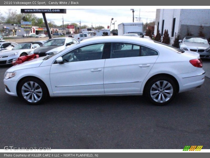 Candy White / Black 2010 Volkswagen CC Sport