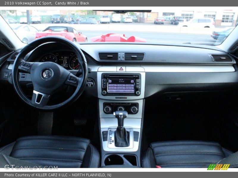 Candy White / Black 2010 Volkswagen CC Sport