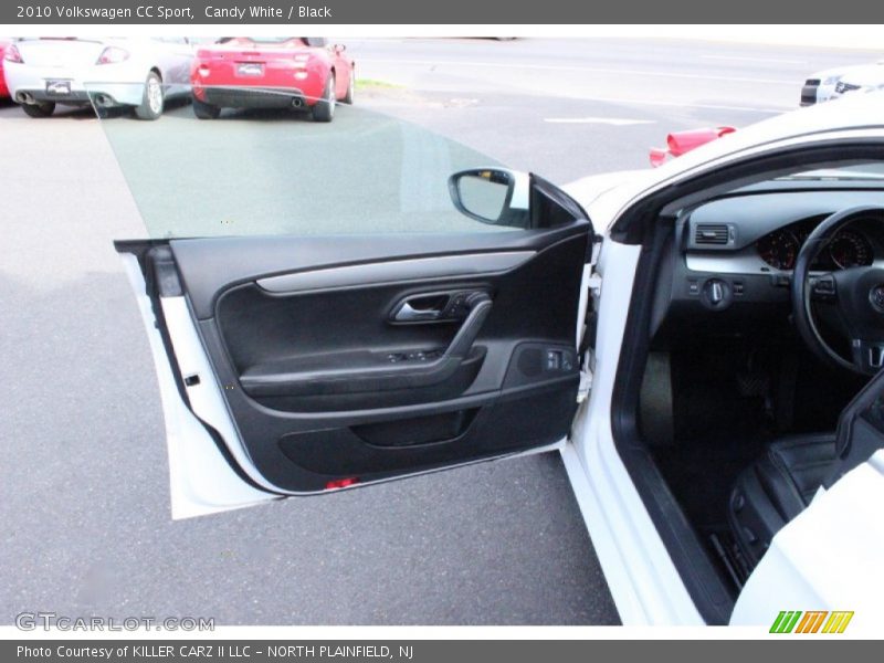 Candy White / Black 2010 Volkswagen CC Sport