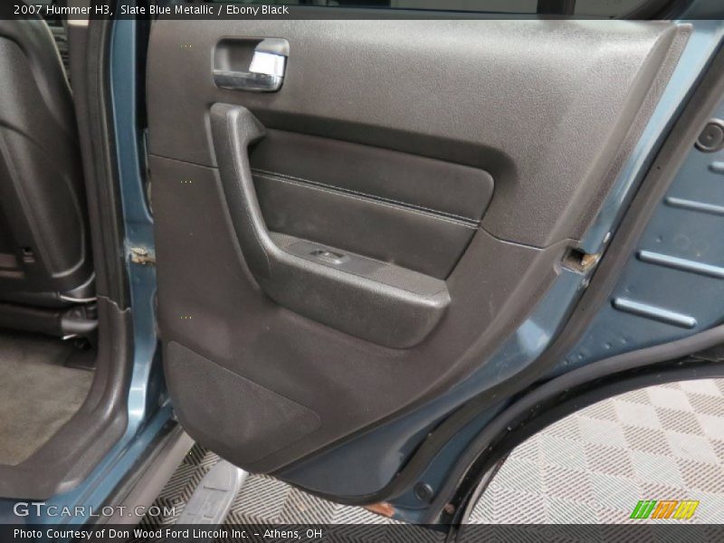 Slate Blue Metallic / Ebony Black 2007 Hummer H3