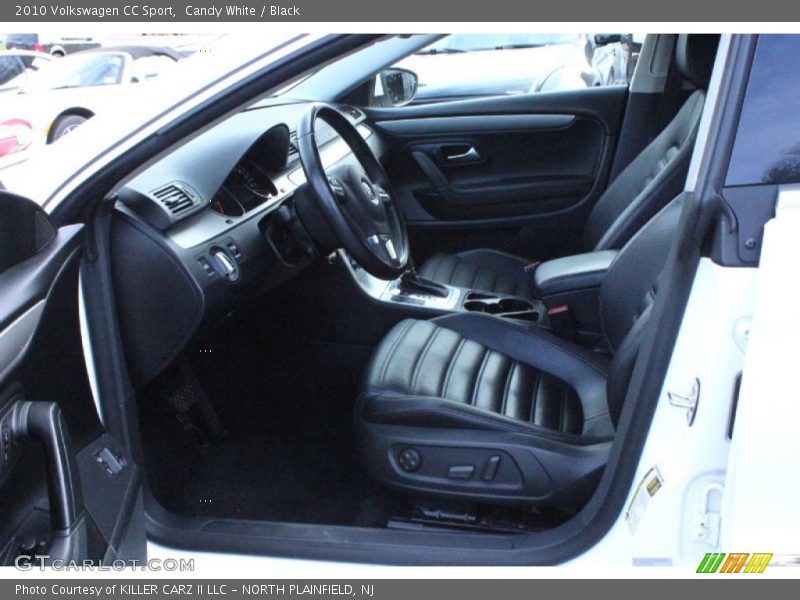 Candy White / Black 2010 Volkswagen CC Sport
