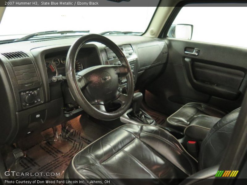 Slate Blue Metallic / Ebony Black 2007 Hummer H3