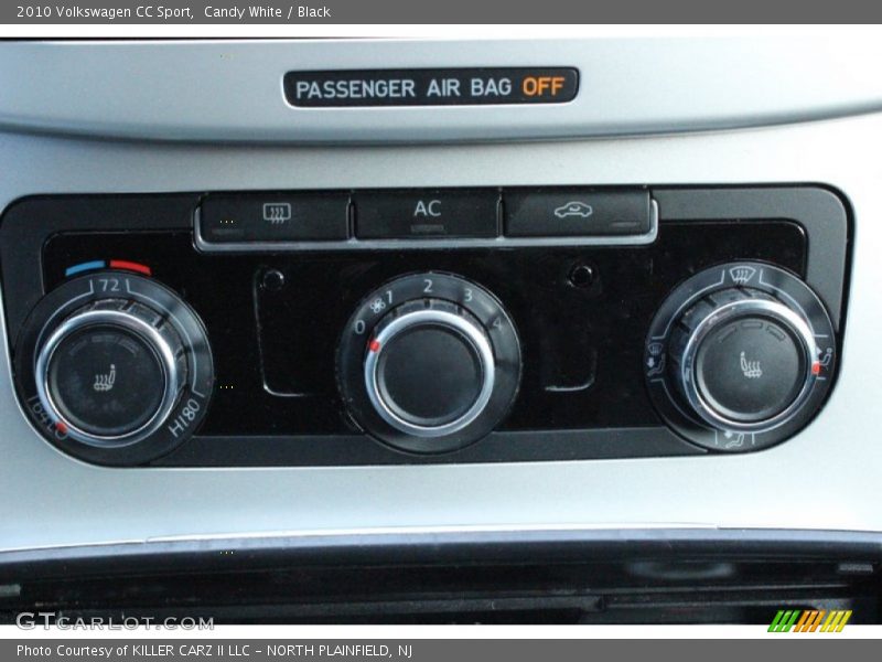 Candy White / Black 2010 Volkswagen CC Sport