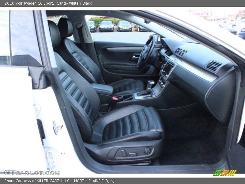 Candy White / Black 2010 Volkswagen CC Sport