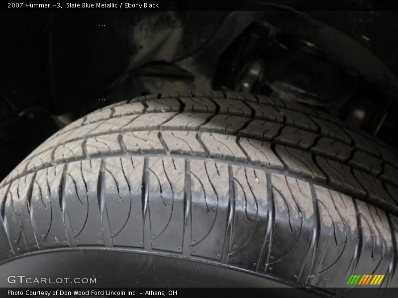 Slate Blue Metallic / Ebony Black 2007 Hummer H3