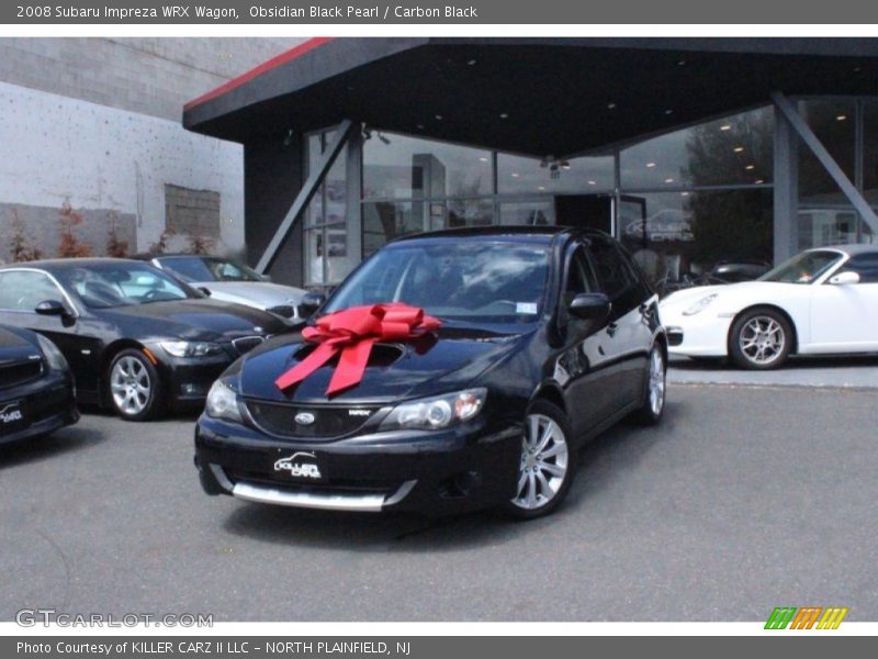 Obsidian Black Pearl / Carbon Black 2008 Subaru Impreza WRX Wagon