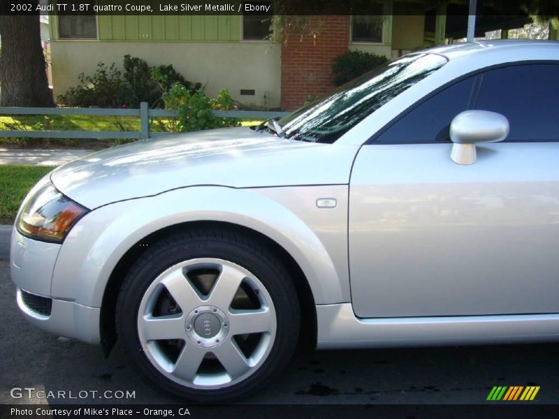 Lake Silver Metallic / Ebony 2002 Audi TT 1.8T quattro Coupe