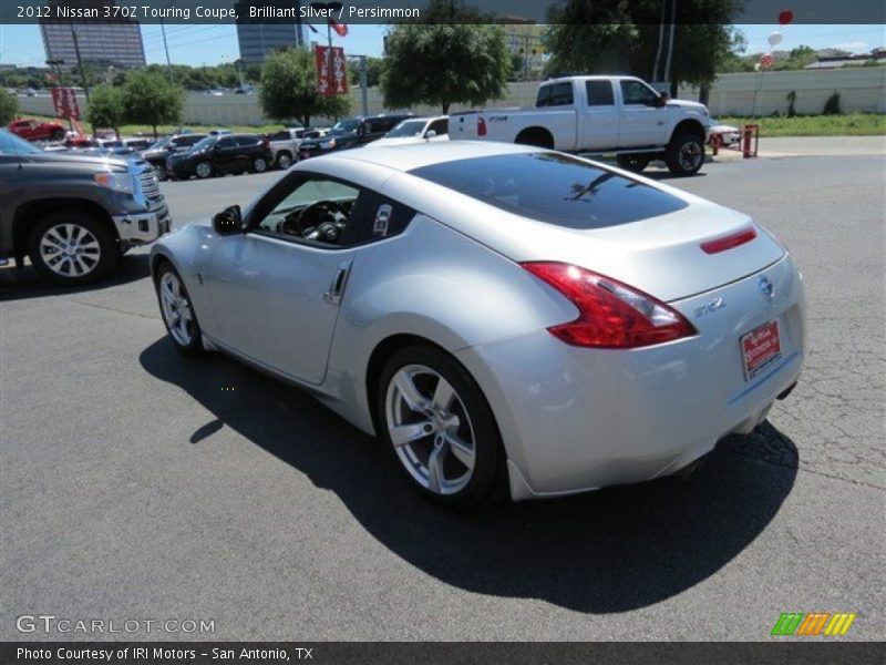 Brilliant Silver / Persimmon 2012 Nissan 370Z Touring Coupe