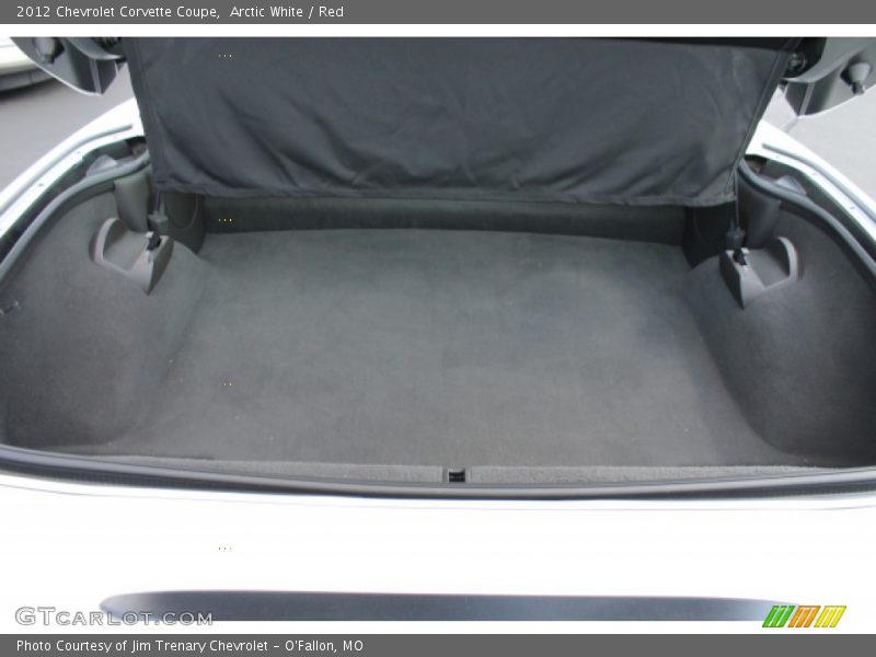 Arctic White / Red 2012 Chevrolet Corvette Coupe