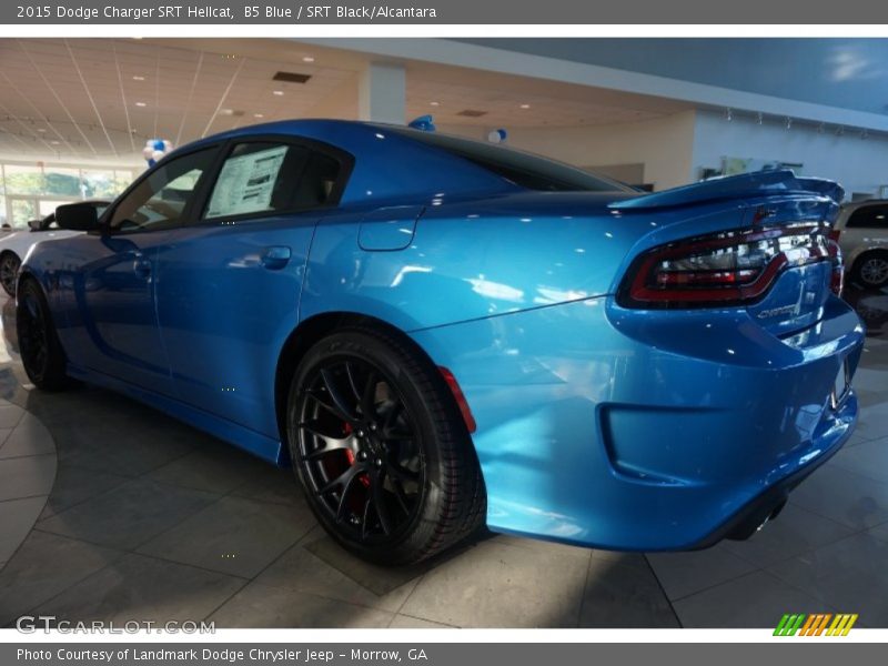 B5 Blue / SRT Black/Alcantara 2015 Dodge Charger SRT Hellcat
