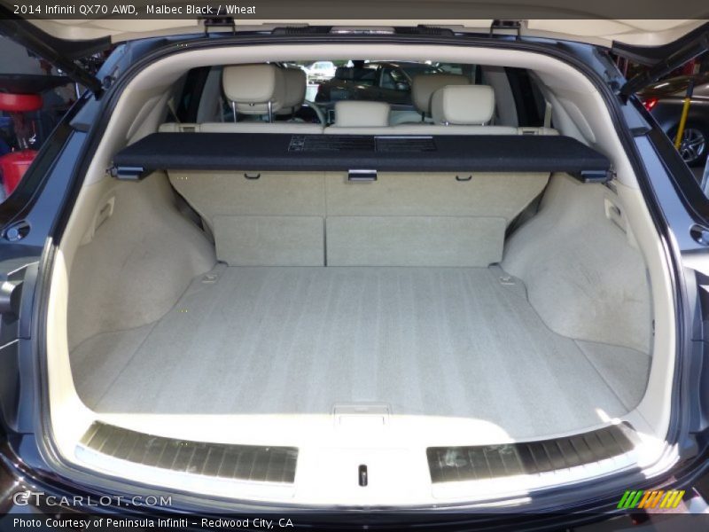  2014 QX70 AWD Trunk