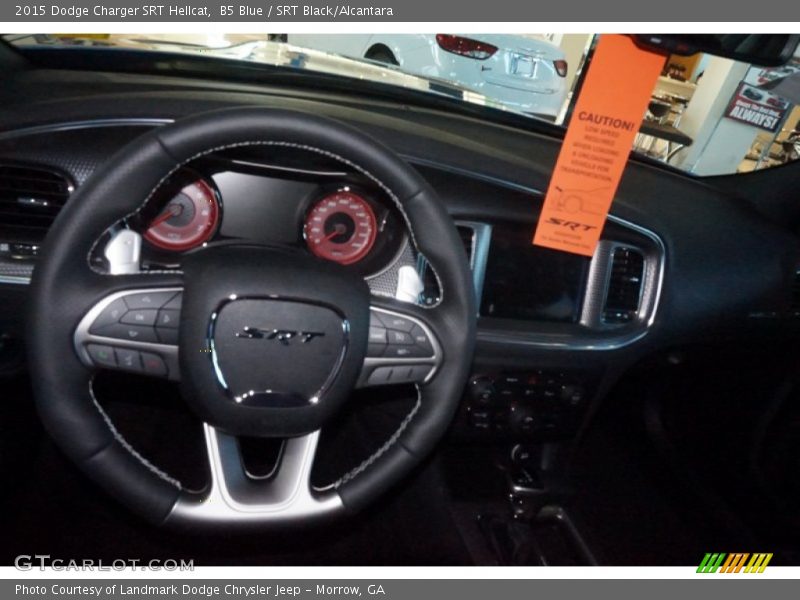 B5 Blue / SRT Black/Alcantara 2015 Dodge Charger SRT Hellcat