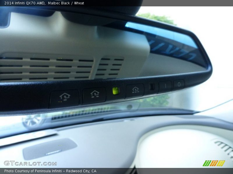 Malbec Black / Wheat 2014 Infiniti QX70 AWD