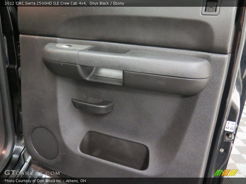 Onyx Black / Ebony 2012 GMC Sierra 2500HD SLE Crew Cab 4x4