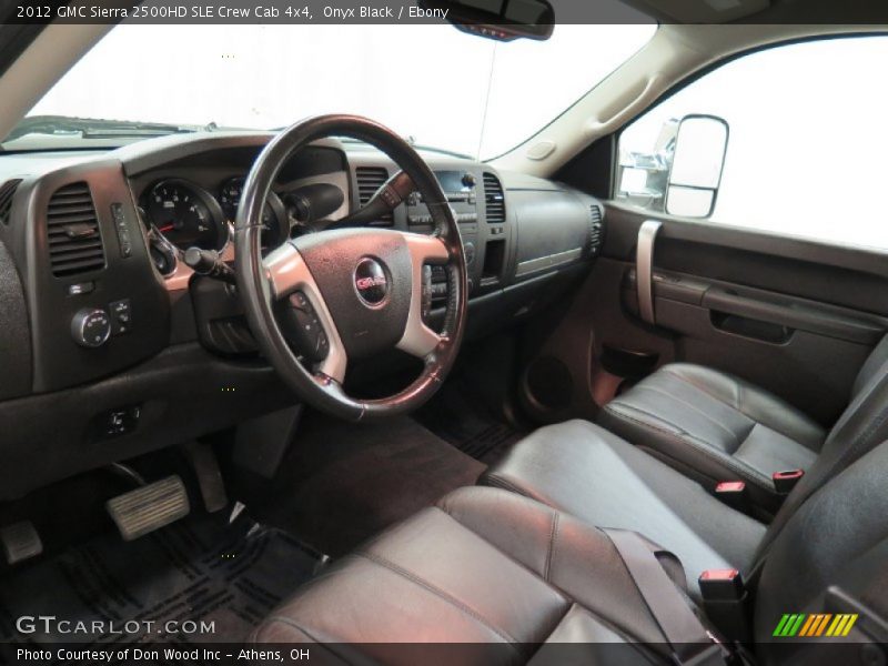 Onyx Black / Ebony 2012 GMC Sierra 2500HD SLE Crew Cab 4x4