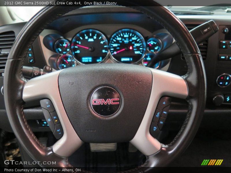 Onyx Black / Ebony 2012 GMC Sierra 2500HD SLE Crew Cab 4x4