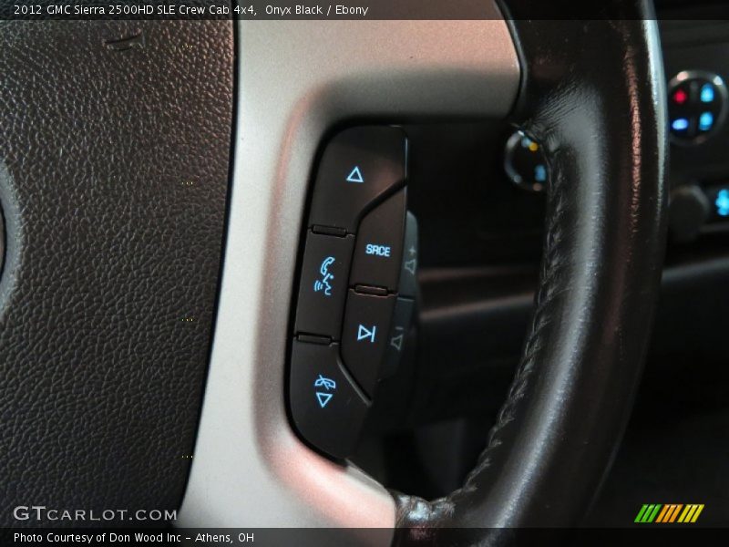 Onyx Black / Ebony 2012 GMC Sierra 2500HD SLE Crew Cab 4x4